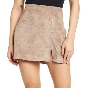 BLANKNYC faux suede mini skirt size 29